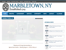 Tablet Screenshot of marbletown.net
